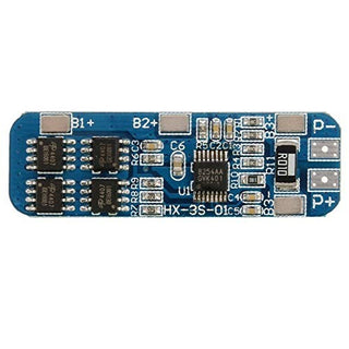 3S 11.1V 10A 18650 Lithium Battery Overcharge And Over-current Protection board - The Engineer Store