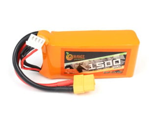 Orange 11.1V 1500mAh 30C 3S Lithium Polymer Battery Pack