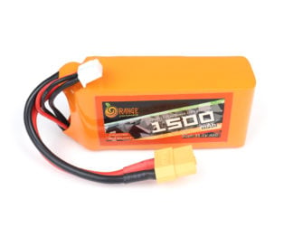 Orange 11.1V 1500mAh 40C 3S Lithium Polymer Battery Pack
