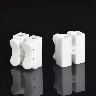 2Pole Quick Splice Connector Screwless Terminal Block Cable Clamp 250V 10A