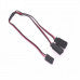 1JR Male To 2 Futaba Female Y Type Servo Extension Wire (200mm)