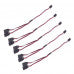1JR Male To 2 Futaba Female Y Type Servo Extension Wire (200mm)