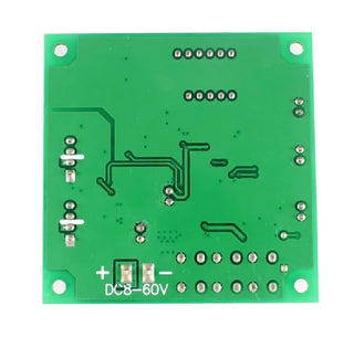 2CH 4 Wire LED Digital PWM Motor Speed Controller Fan Temperature Controller Buzzer Alarm DC 12V 24V 48V with 50CM Cable