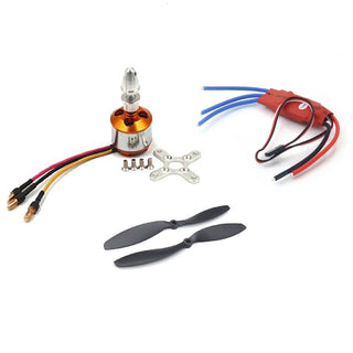 Set of 4 A2212 1400KV Brushless Motor for Drone with SimonK 30A ESC and Orange 1045 Propeller Set