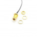 5CM RP-SMA Female to Stripping Head Connector Cable 11mm RG1.13