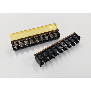 HB9500-9.5-9P 9.5mm Pitch 9-Pin Barrier Terminal Connector with Flap Cover Lid 300V 30A