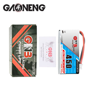GNB 450mAh 1S1P 3.7V PH2.0 80C Square Type Lipo Battery