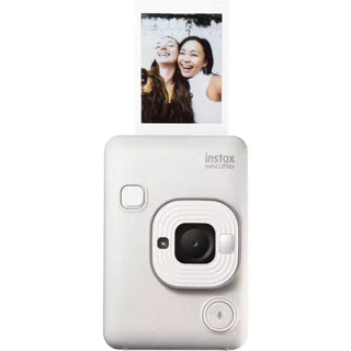 Fujifilm INSTAX Mini Liplay Hybrid Instant Camera (Misty White)