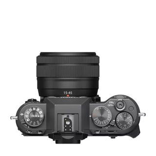 Fujifilm X-T50 Mirrorless Camera with XC 15-45mm F/3.5-5.6 OIS PZ Lens, Charcoal Silver