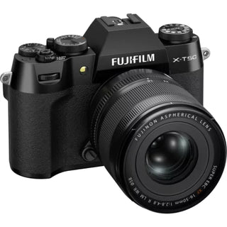 Fujifilm X-T50 Mirrorless Camera with XF 16-50 MM F/2.8-4.8 R LM WR Lens, Black
