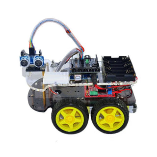 Multi-Functional 4WD Robot Car Chassis Kits UNO R3 For Robot Car Assembly