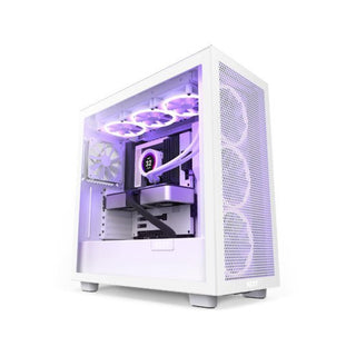 NZXT H9 Elite White Mid Tower Airflow PC Gaming Cabinet
