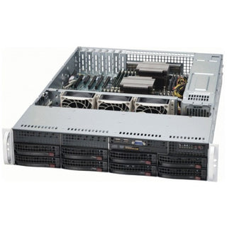 SUPERMICRO CSE-825TQ-R740LPB 12 Core,32 GB RAM,1 TB HARDISK 8 hardisk bay