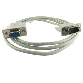 Serial Cable - Molded - Male DB9 to Female DB9 Cable - 120cm Length