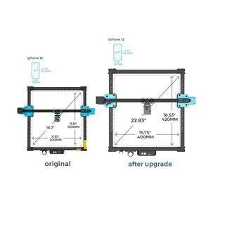 Two Trees – Extension Kit 420x400mm for Laser Engraver & Cutter TTS 55/TTS 25/TTS 10