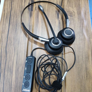 JABRA BIZ 2400 II DUO CC HEADPHONES WITH NOISE CANCELLATION MIC
