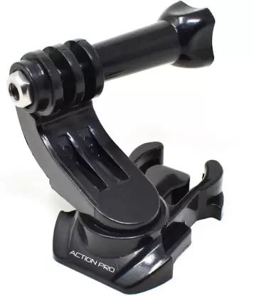 Action Pro Helmet Flat Placement Camera Mount (360 Degree Rotatable J-Hook Mount Adapter for GoPro, Insta360, SJCAM, DJI)