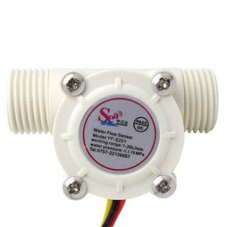 1/2 inch Water Flow Sensor – YF-S201 with 1-30Liter/min Flow Rate