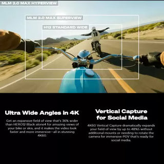 GoPro HERO12 DualLCDScreens 5.3K60 UltraHDVideo HyperSmooth 6.0withAutoBoostWaterproof Sports and Action Camera  (Black, 27 MP)