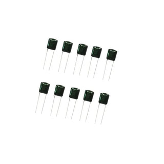 3.3nF (0.0033uF – 2A332J) – 100V Polyester Film Capacitor-(pack of 10)