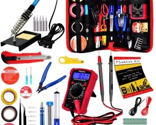 Plusivo Soldering Kit with Multimeter (EU Plug)
