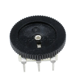 Round Dial Potentiometer 3 Pin 10K 16mm Thumbwheel