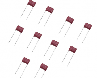 10nF 400V DIP Polyester Film Capacitor (Pack of 10)