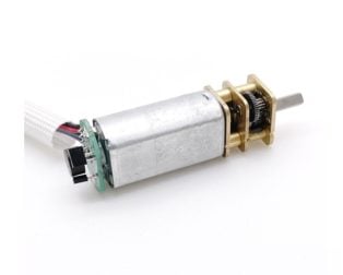N12 5V 1200RPM Metal Gear Motor With Encoder