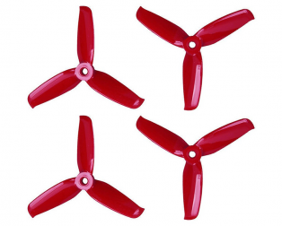 Orange HD 4052(4X5.2) Tri Blade Flash Propellers 2CW+2CCW 2 Pair-Ferrari Red