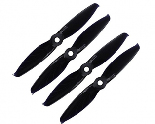 Orange HD 5152(51X5.2) Flash Durable Propeller 2CW+2CCW 2 Pair-Black