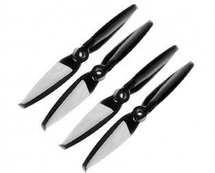 Orange HD 6042(60X4.2) Flash Durable Propeller 2CW+2CCW 2 Pair-Black