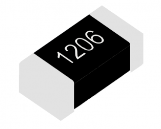 330 Ohm 1/4W 1206 Surface Mount Chip Resistor (Pack of 100)