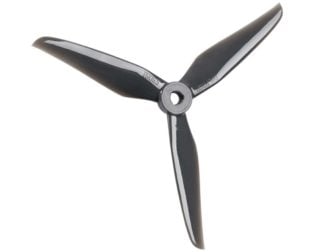 Foxeer DalProp Cyclone Triblade T5139.5 Propeller 2 Pair CW+CCW-Metal Grey