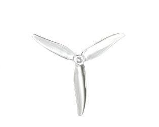 Orange Gemfan Hurricane MCK ReV3 51366-3 PC Durable Tri-Blade FPV Drone Propeller – Light Speed Clear – (2CCW+2CW)