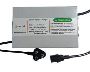 Quartet 17S Li-Ion Battery Charger – 71.40V 10A with IEC-C13 Connector