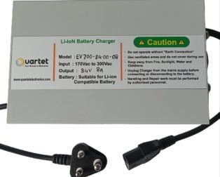 Quartet 20S Li-Ion Battery Charger – 84.00V 08A with IEC-C13 Connector