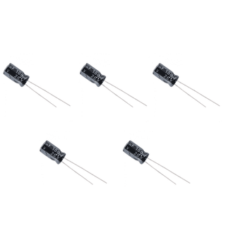 100uF / 25V Electrolytic Capacitor (Pack of 5)