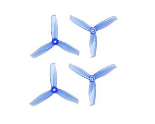 Orange HD 5055(5X5.5) Tri Blade Flash Propellers 2CW+2CCW 2 Pair Clear Blue