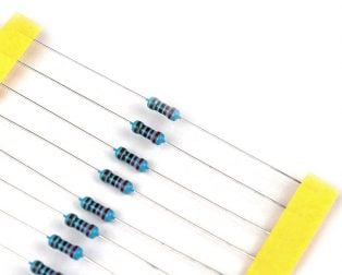 2.2k Ohm 0.25W Metal Film Resistor (Pack of 100)