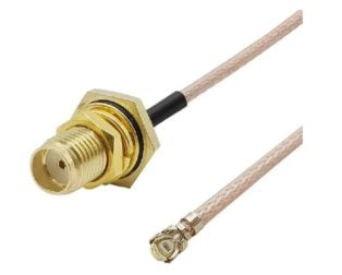 20CM IPEX1 to SMA Female Connector Cable 11mm RG178
