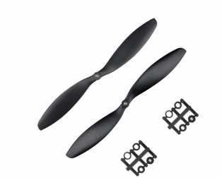 Orange HD Propellers 1147(11X4.7) ABS Black 1CW+1CCW-1pair
