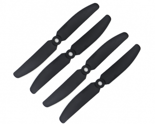 Orange HD Propellers 5040(5X4.0) Carbon Nylon Props 2CW+2CCW-2pairs Black