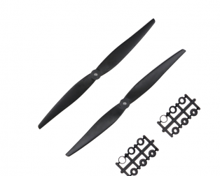 Orange HD Propellers 1150(11X5.0) Carbon Nylon Black 1CW+1CCW-1pair