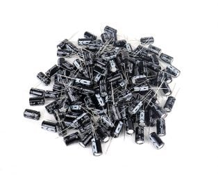 330uf 50V Through Hole 10×17 Electrolytic Capacitor (Pack of 500) - The Engineer Store