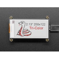 Adafruit 4814 2.13 inch HD Tri-Color eInk / ePaper Display FeatherWing