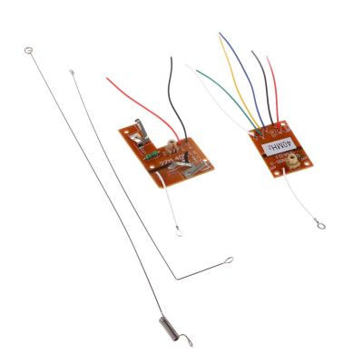 4CH RC remote control 40MHz circuit PCB transmitter receiver board Radio system for toy car