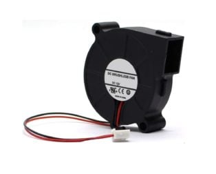 DC12V 0.06A 5015 Double Ball Centrifugal Fan with XH2.54-2P 30CM Cable Size:50*50*15MM