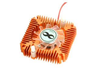 55mm Aluminum Heatsink with Cooling Fan for Graphic Cards