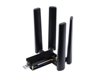 Waveshare 5G DONGLE Module, Quad Antennas, USB3.1 port M.2 Key B Interface