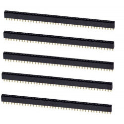 5 Pcs x 40 PIN FEMALE HEADER PIN 2.4MM FEMALE BERG STRIP PCB DIY